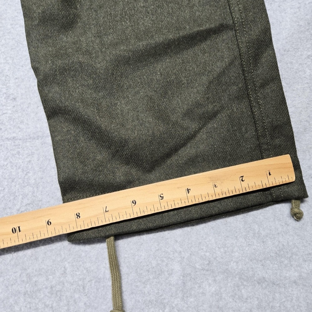 Apolis Pants Mens 34x32 Green Cargo Tweed Global Citizen Drawstring‎ Pockets - Picture 10 of 15